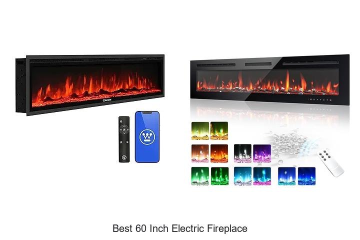 best 60 inch electric fireplace