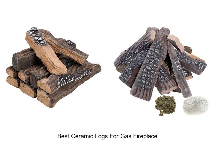 best ceramic logs for gas fireplace