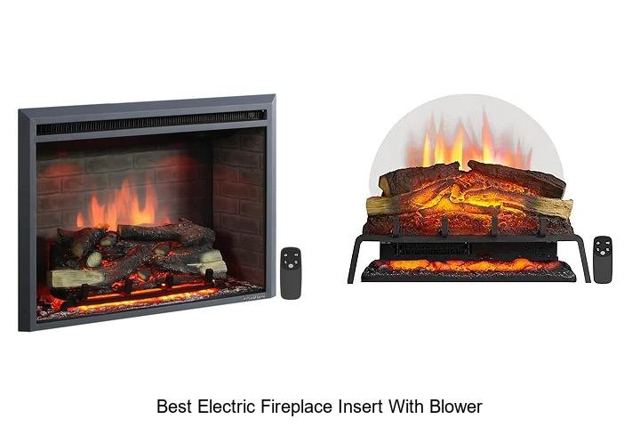 best electric fireplace insert with blower