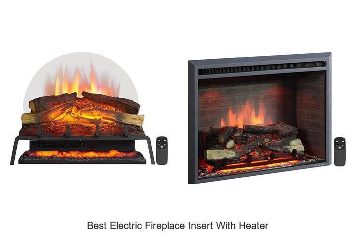 best electric fireplace insert with heater
