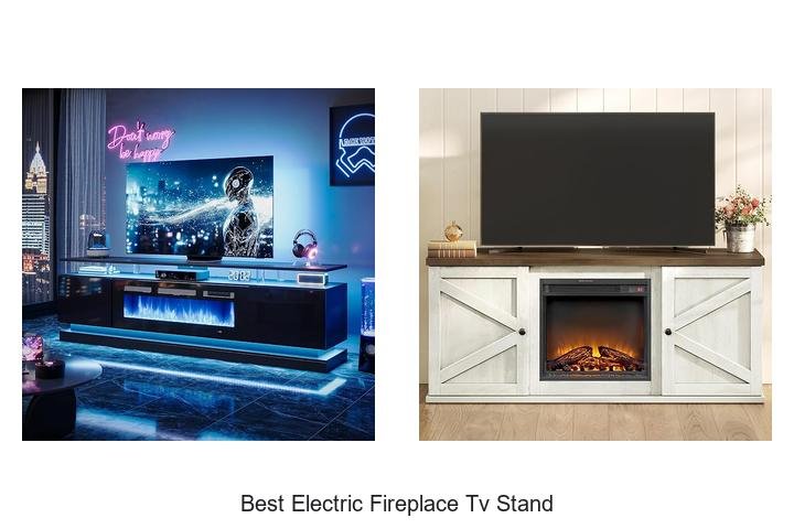 best electric fireplace tv stand