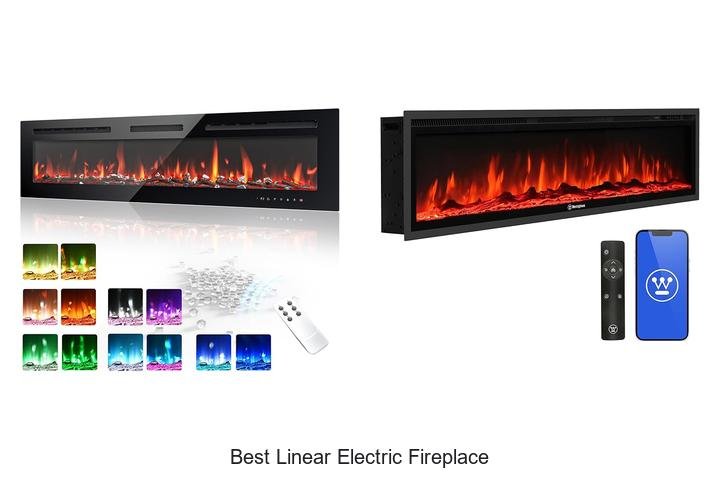 best linear electric fireplace