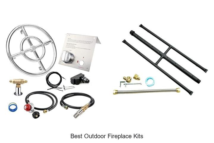 best outdoor fireplace kits