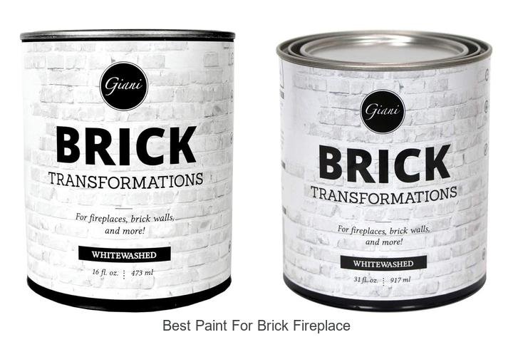 best paint for brick fireplace