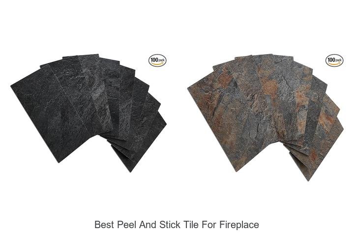best peel and stick tile for fireplace