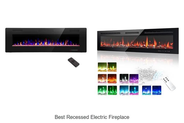 best recessed electric fireplace