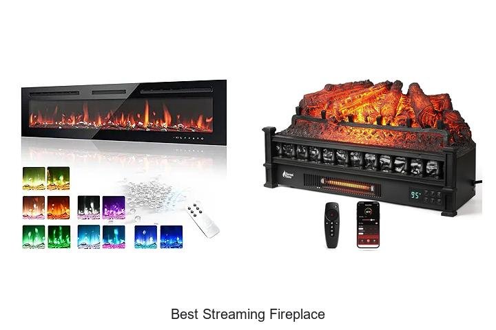 best streaming fireplace