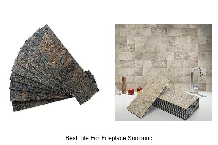 best tile for fireplace surround