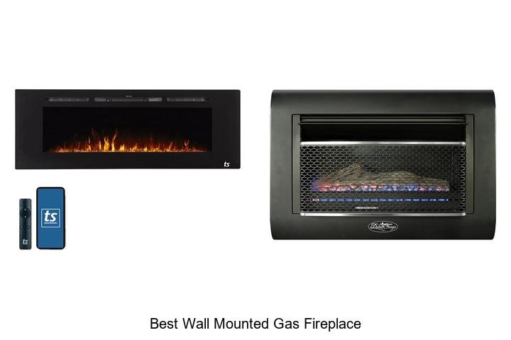 best wall mounted gas fireplace